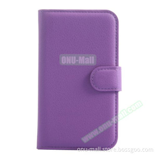 Factory Price with Card Slots Leather Phone Case Cover for BlackBerry Q20